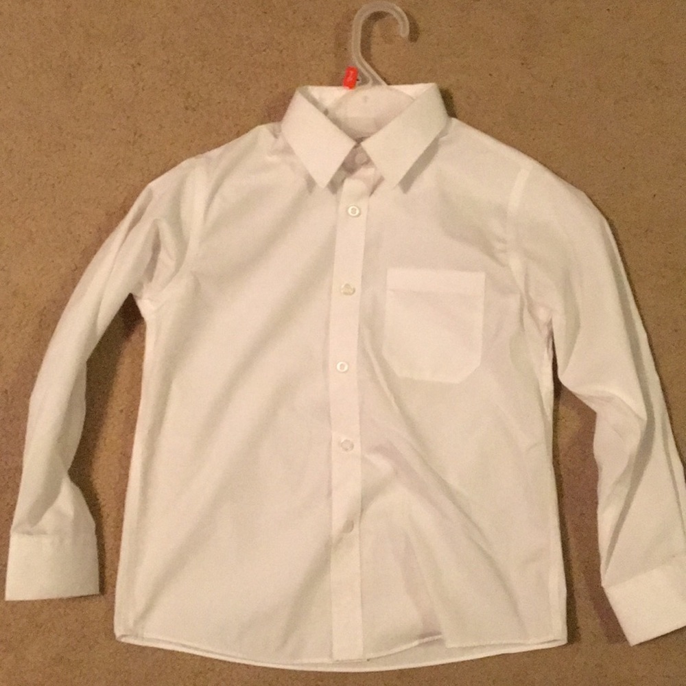 3 Marks & Spencer boys white dress shirt